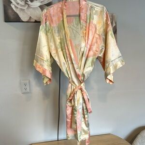 Floral Print Summer Robe Small/Medium
